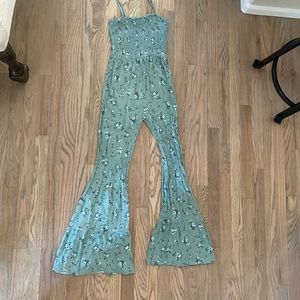 Boho flower romper